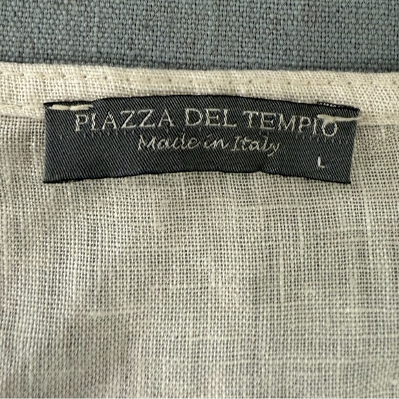 Piazza Del Tempio Light Oat Ruffle Sleeve Dress - Picture 3 of 4